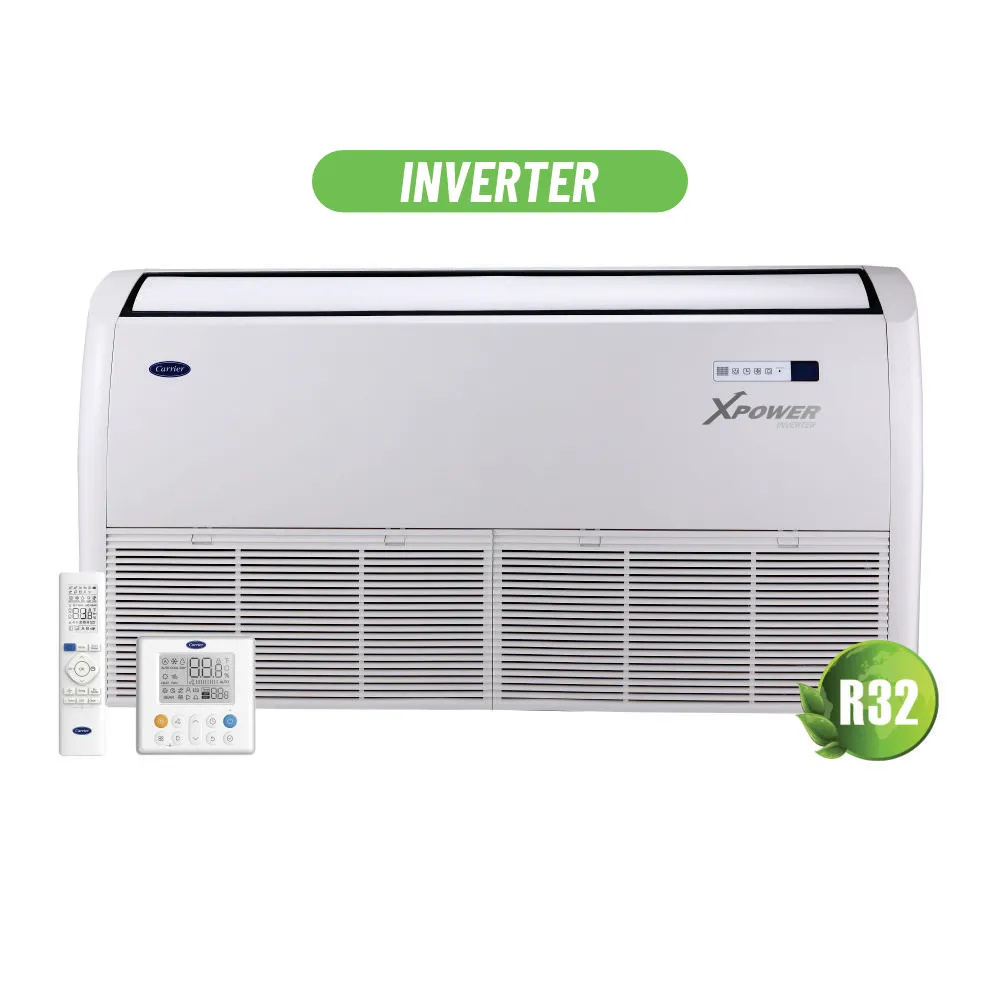 CARVEL SA EVAPORADORA PISO TECHO XPOWER CARRIER INVERTER 40VIQ R32 AIRE ACONDICIONADO COLOMBIA