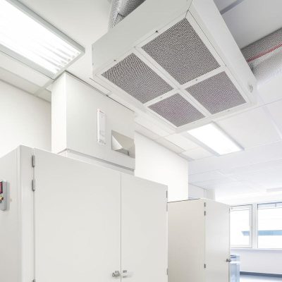 CARVEL SA Ingenieria de proyectos sistema ventilacion laboratorio flujo aire controlado filtro hepa creado ai generativo