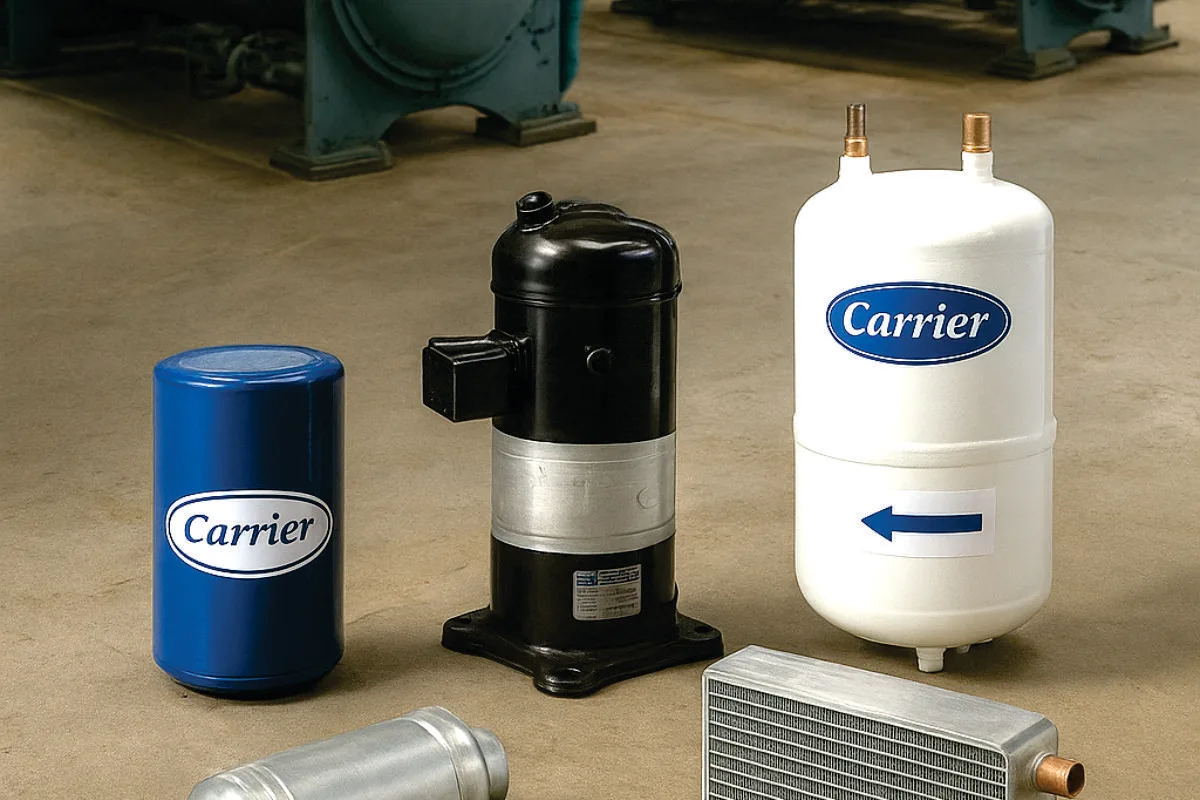 REPUESTOS CHILLER CARRIER CARVEL COLOMBIA SUMINISTRO PARTES DISTRIBUIDOR CALIFICADO