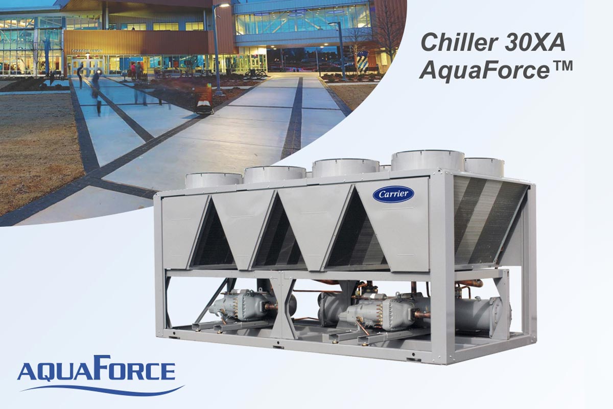 carvel sa articulos y noticias chiller carrier 30xa aquaforce caso de exito el enfriador ofrece durabilidad resistencia a la corrosion y eficiencia energetica disponible para renta en carvel