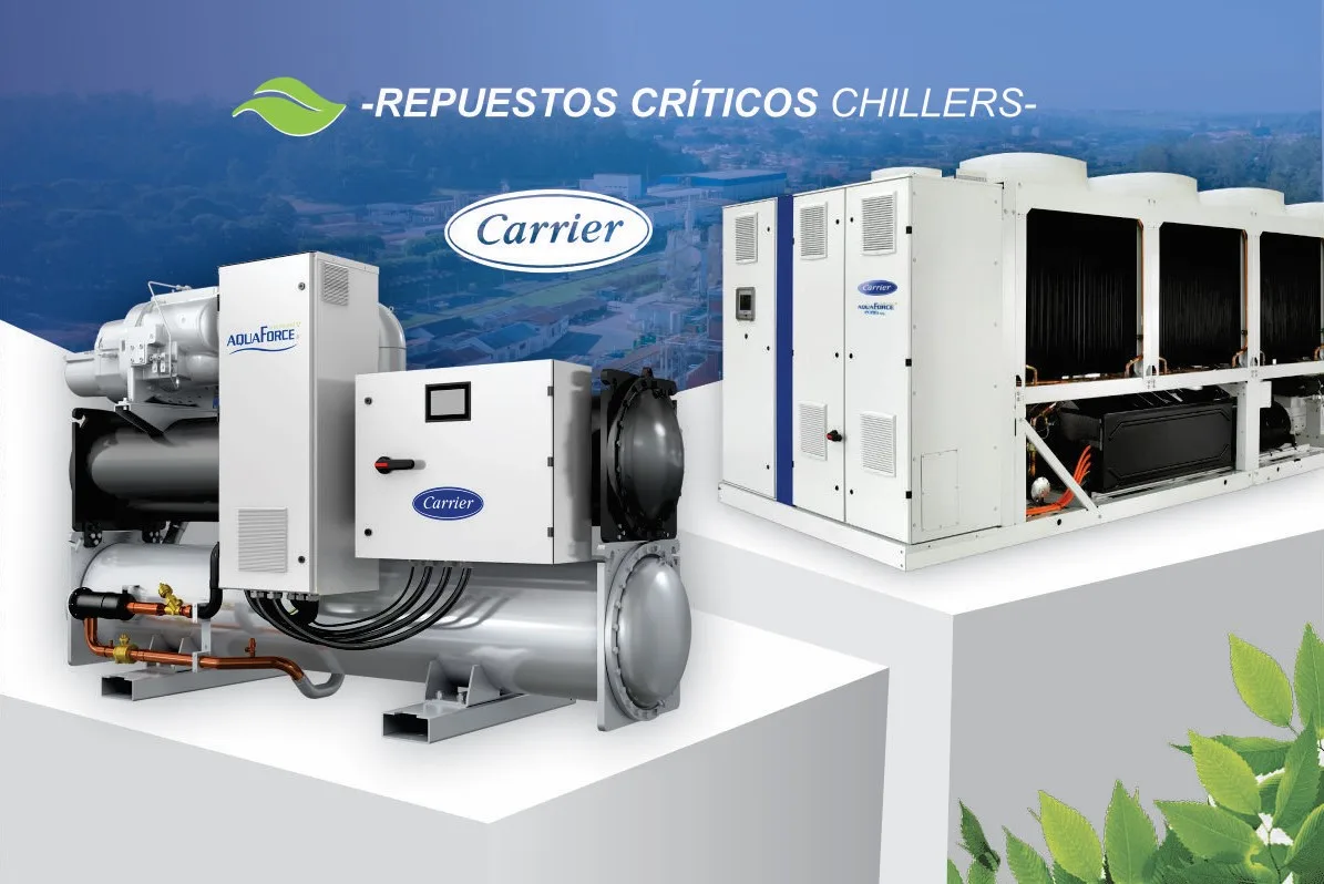 REPUESTOS-PARTES-CHILLER-CARRIER-SUMINISTRO-PIEZAS-HVAC-AIRE-ACONDICIONADO-CARVEL-DISTRIBUIDOR-CALIFICADO-COLOMBIA